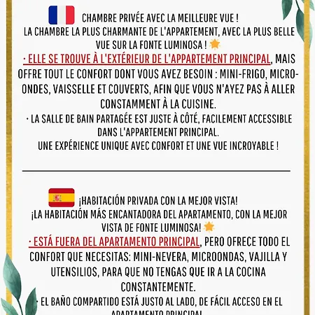 Rum i privatbostad Garden L Fonte Luminosa L Soar